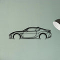 BRZ 2023 Classic Silhouette Metal Wall Art - Tinvibe