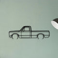 C 10 1971 2 Classic Silhouette Metal Wall Art - Tinvibe