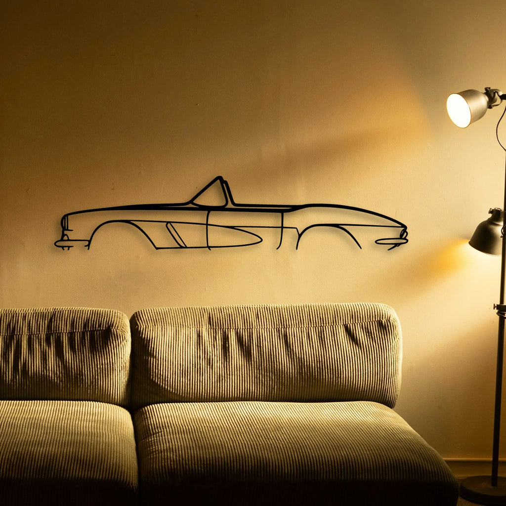 C1 1962 Classic Silhouette Metal Wall Art - Tinvibe