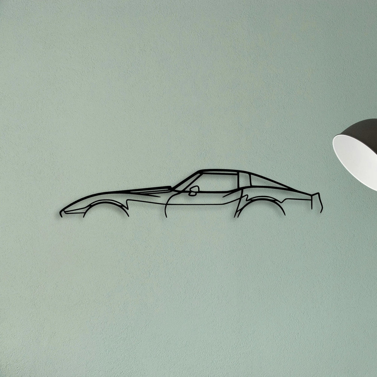 C3 1979 Classic Silhouette Metal Wall Art - Tinvibe