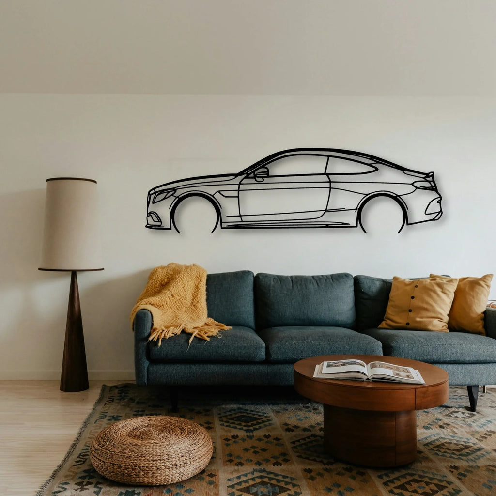 C63S 2019 Classic Silhouette Metal Wall Art - Tinvibe
