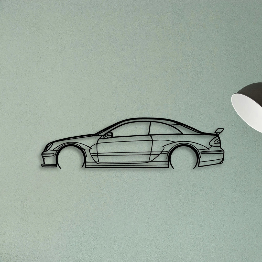 CLK DTM Classic Silhouette Metal Wall Art - Tinvibe