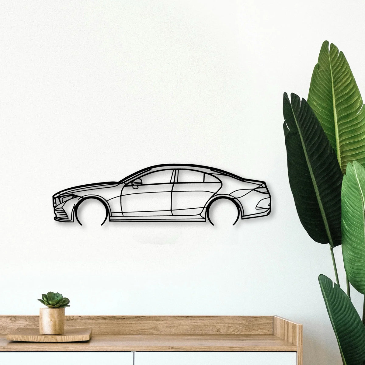 CLS 2013 2 Classic Silhouette Metal Wall Art - Tinvibe