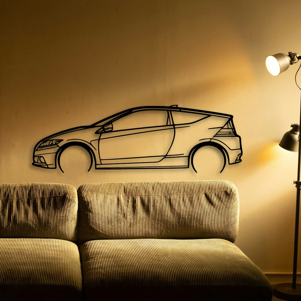 CR Z 2014 Classic Silhouette Metal Wall Art - Tinvibe