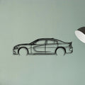 Charger 2017 SRT 2 Classic Silhouette Metal Wall Art - Tinvibe