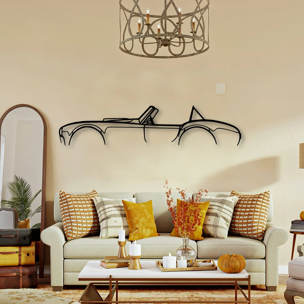 Cobra 427 Classic Silhouette Metal Wall Art - Tinvibe