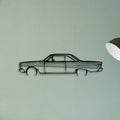 Comet 1964 Classic Silhouette Metal Wall Art - Tinvibe