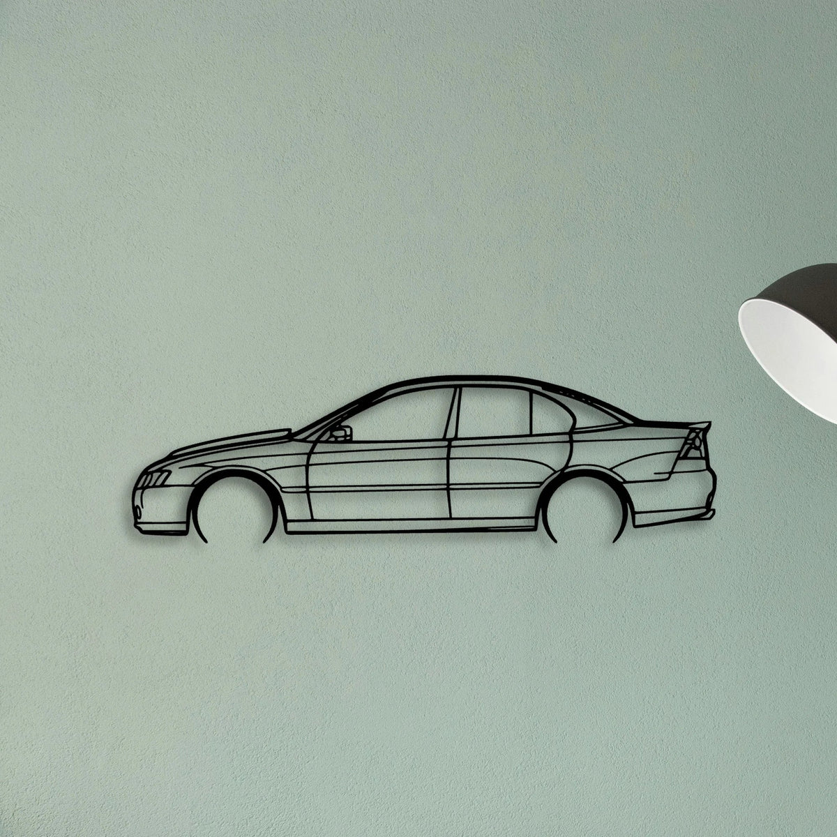 Commodore SS 2009 Classic Silhouette Metal Wall Art - Tinvibe