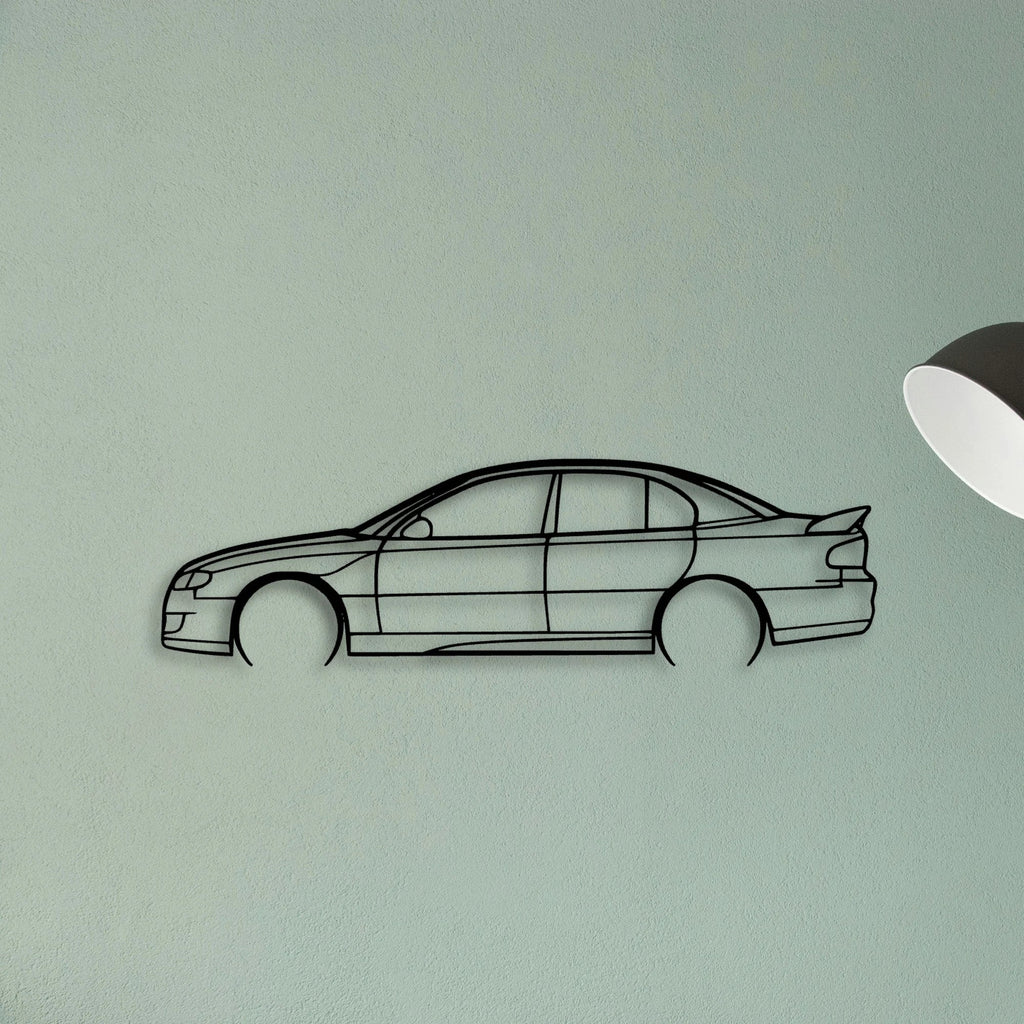 Commodore VX GTS Classic Silhouette Metal Wall Art - Tinvibe