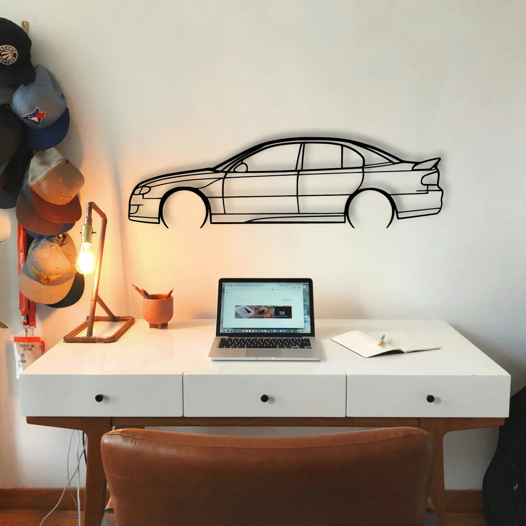 Commodore VX GTS Classic Silhouette Metal Wall Art - Tinvibe
