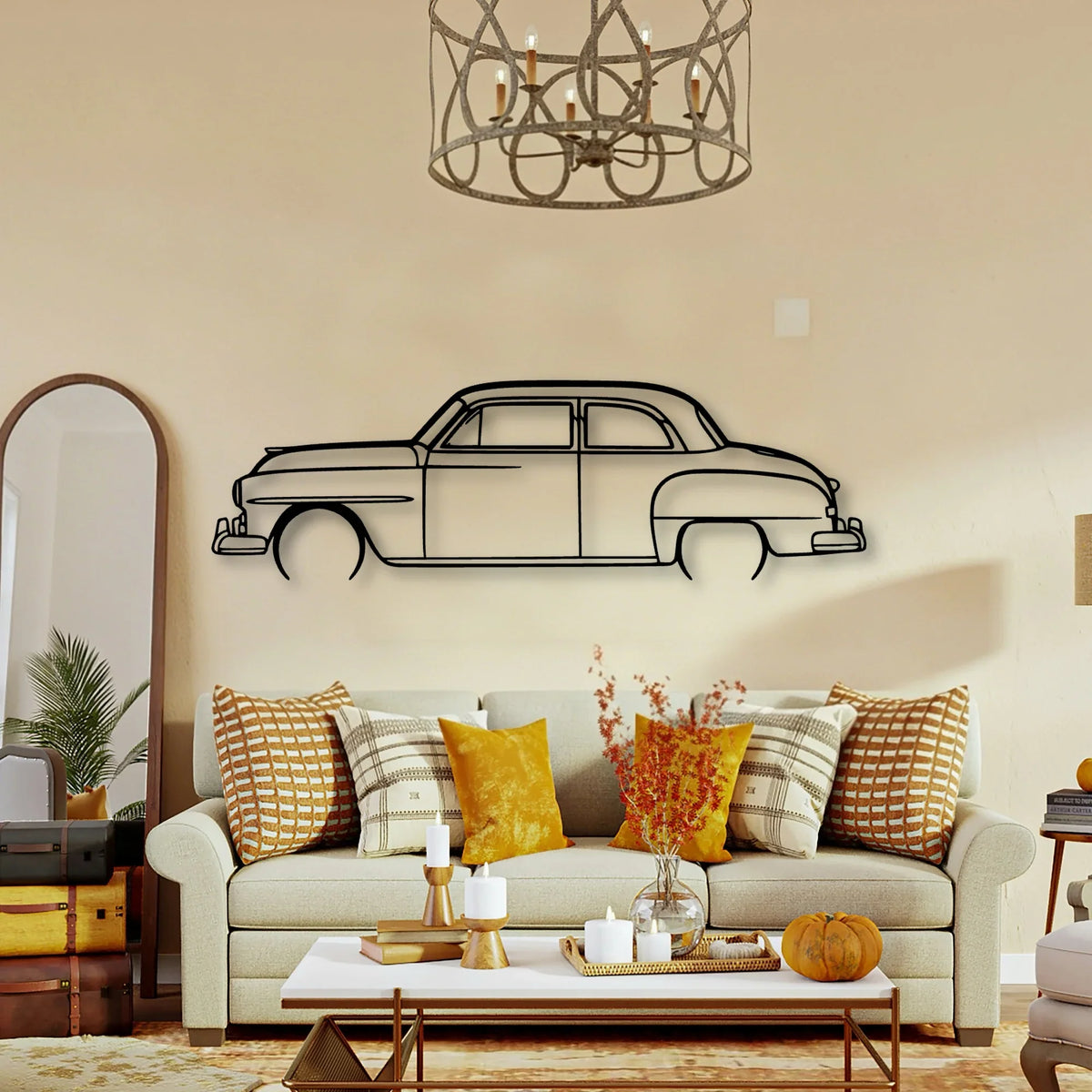 Cranbrook 1951 Classic Silhouette Metal Wall Art - Tinvibe