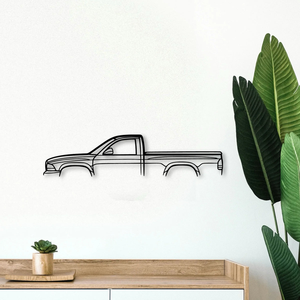 Dakota 2000 Classic Silhouette Metal Wall Art - Tinvibe