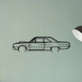 Dart 1967 Classic Silhouette Metal Wall Art - Tinvibe