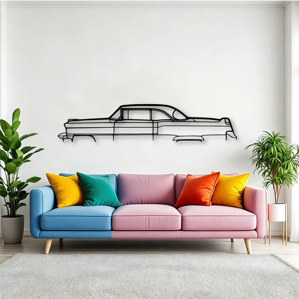 DE1955 Classic Silhouette Metal Wall Art - Tinvibe