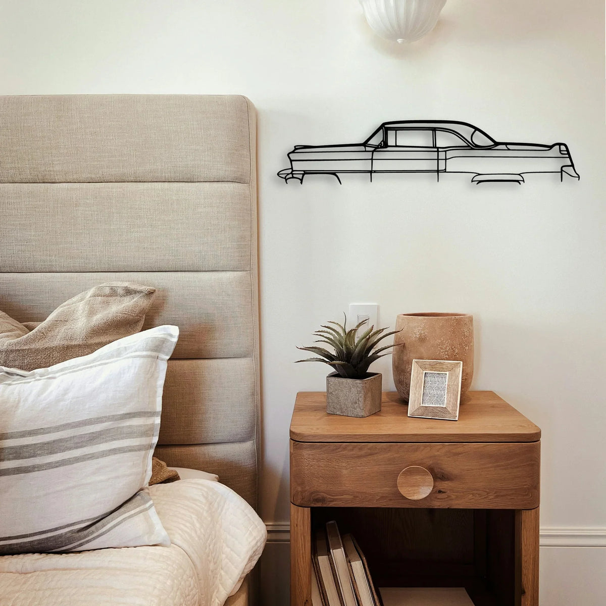 DE1955 Classic Silhouette Metal Wall Art - Tinvibe