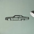 Deville 1970 Classic Silhouette Metal Wall Art - Tinvibe