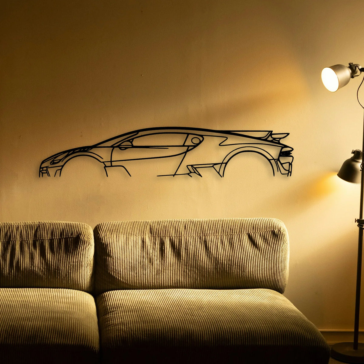 Divo Classic Silhouette Metal Wall Art - Tinvibe