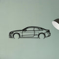 E53 AMG Coupe 2 Classic Silhouette Metal Wall Art - Tinvibe