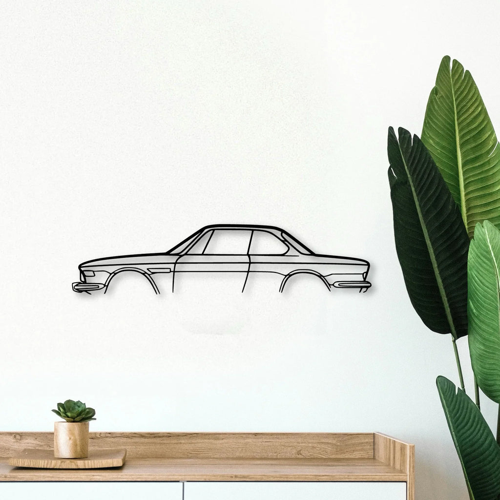 E9 3 0 CSL Classic Silhouette Metal Wall Art - Tinvibe