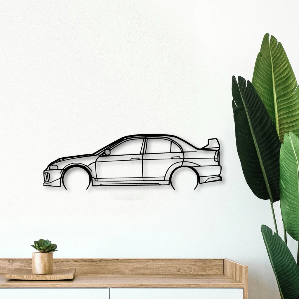 EVO V Classic Silhouette Metal Wall Art - Tinvibe