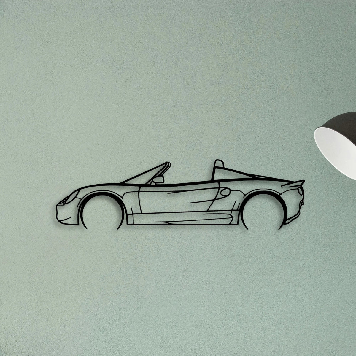 Elise S1 1999 Classic Silhouette Metal Wall Art - Tinvibe