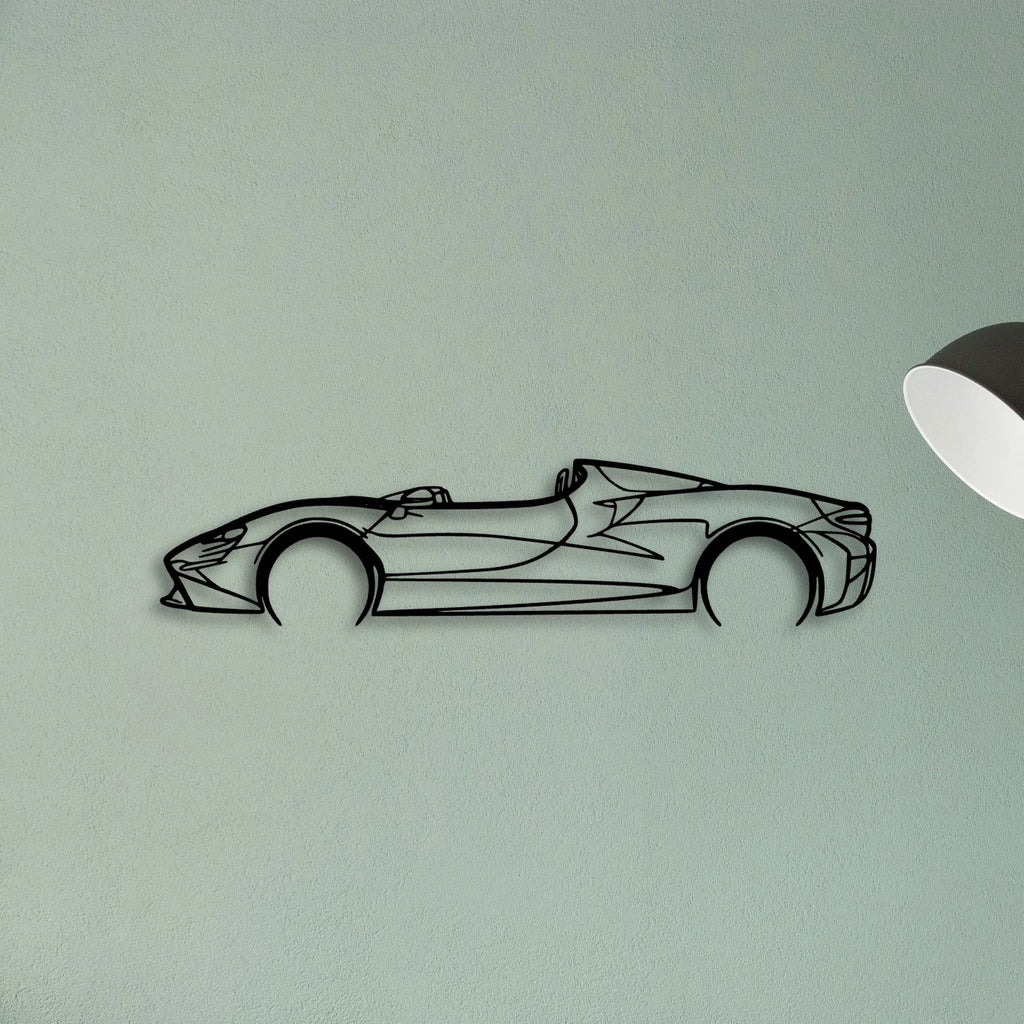 Elva 2022 Classic Silhouette Metal Wall Art - Tinvibe