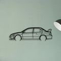 EVO 7 RS2 Classic Silhouette Metal Wall Art - Tinvibe