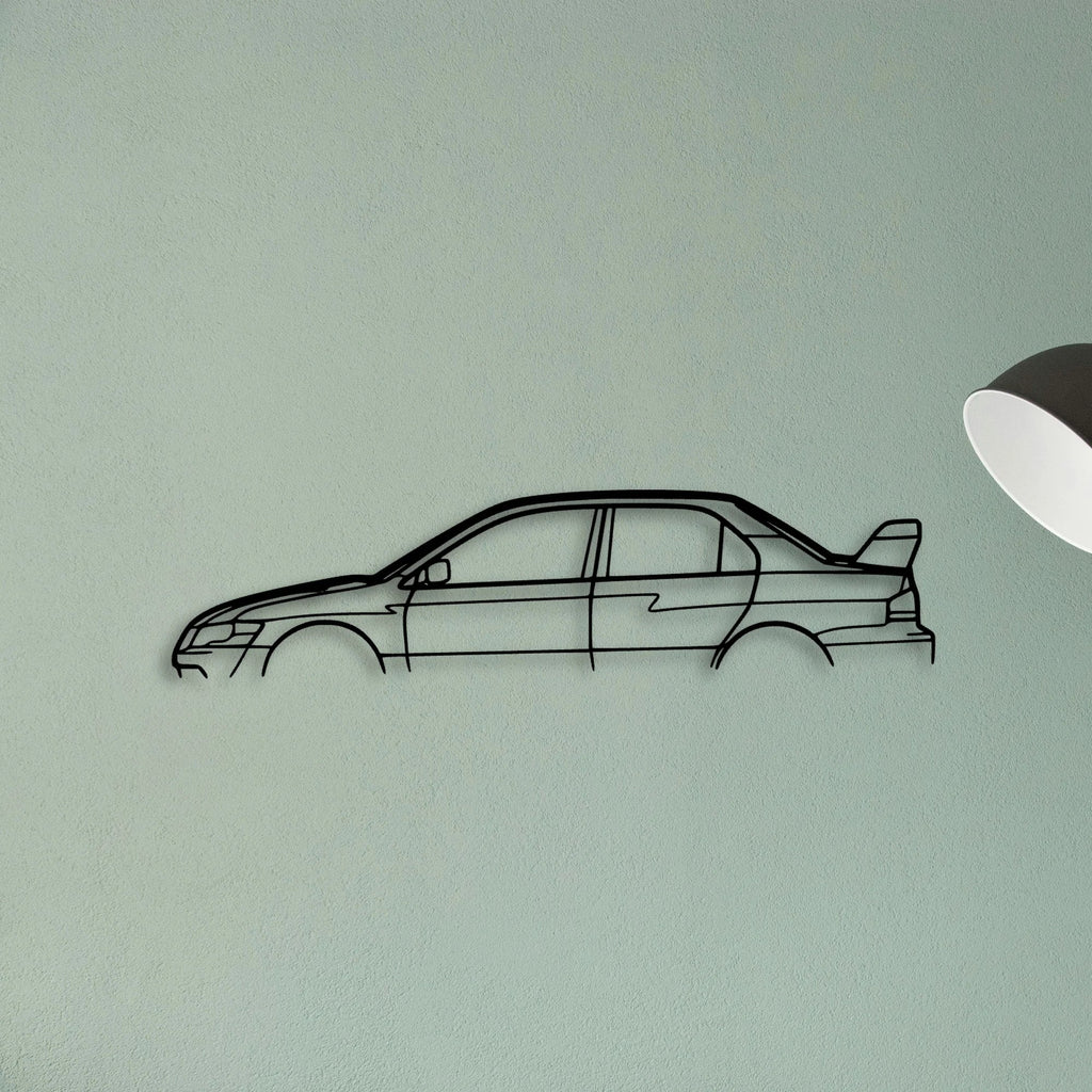 EVO VII Classic Silhouette Metal Wall Art - Tinvibe