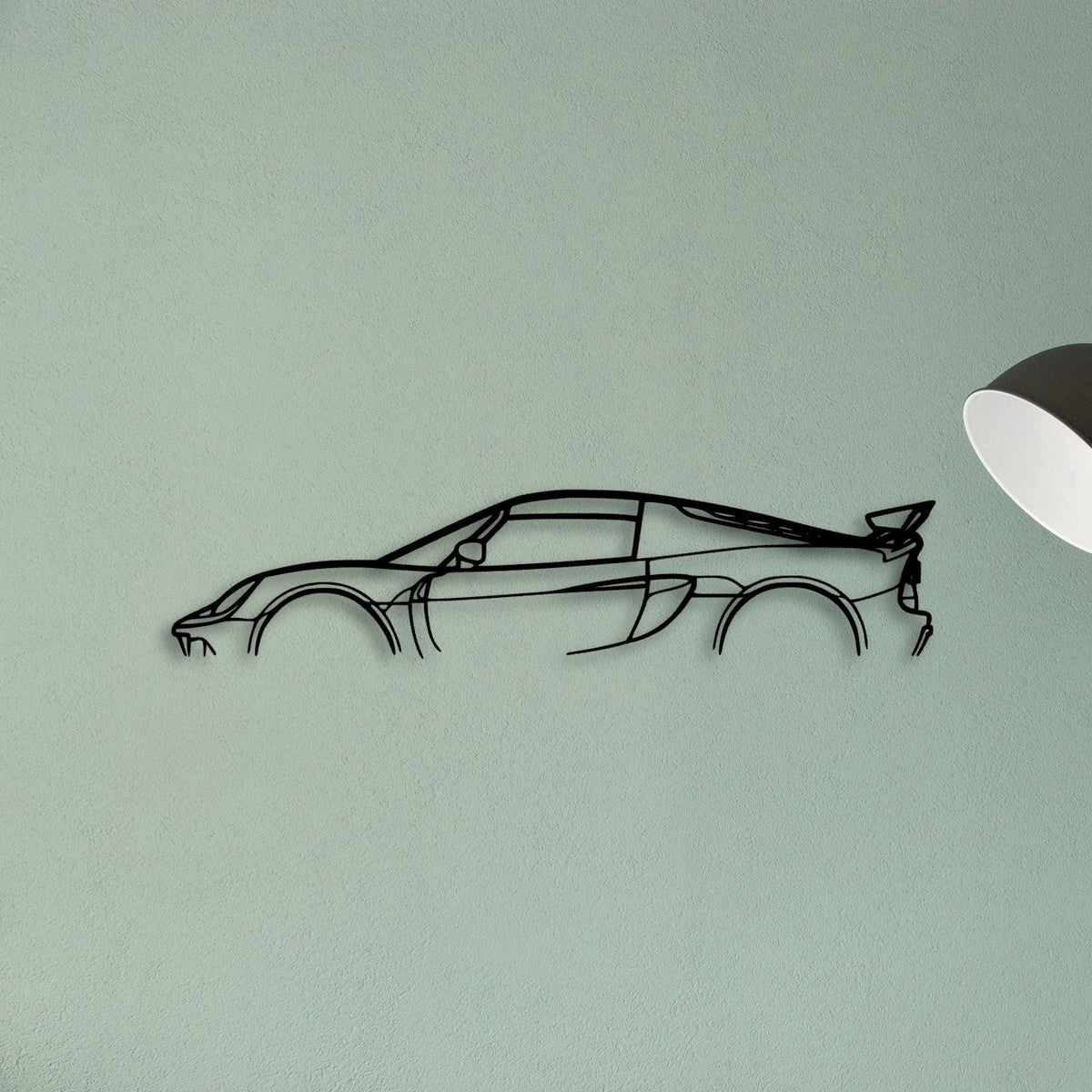 Exige 410 Classic Silhouette Metal Wall Art - Tinvibe
