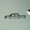 F 150 Tremor 2022 Classic Silhouette Metal Wall Art - Tinvibe