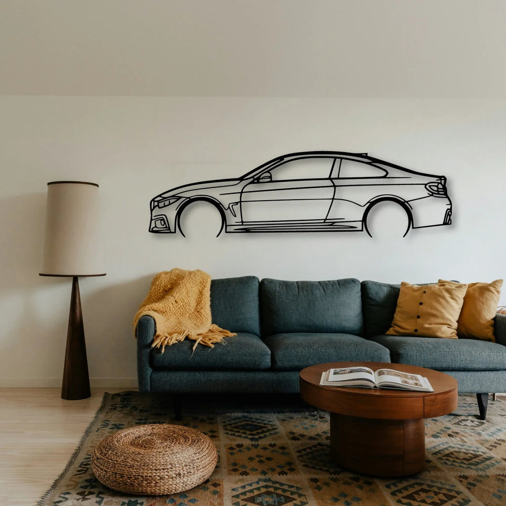 F32 M Classic Silhouette Metal Wall Art - Tinvibe