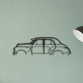 FJ Sedan 1956 Classic Silhouette Metal Wall Art - Tinvibe