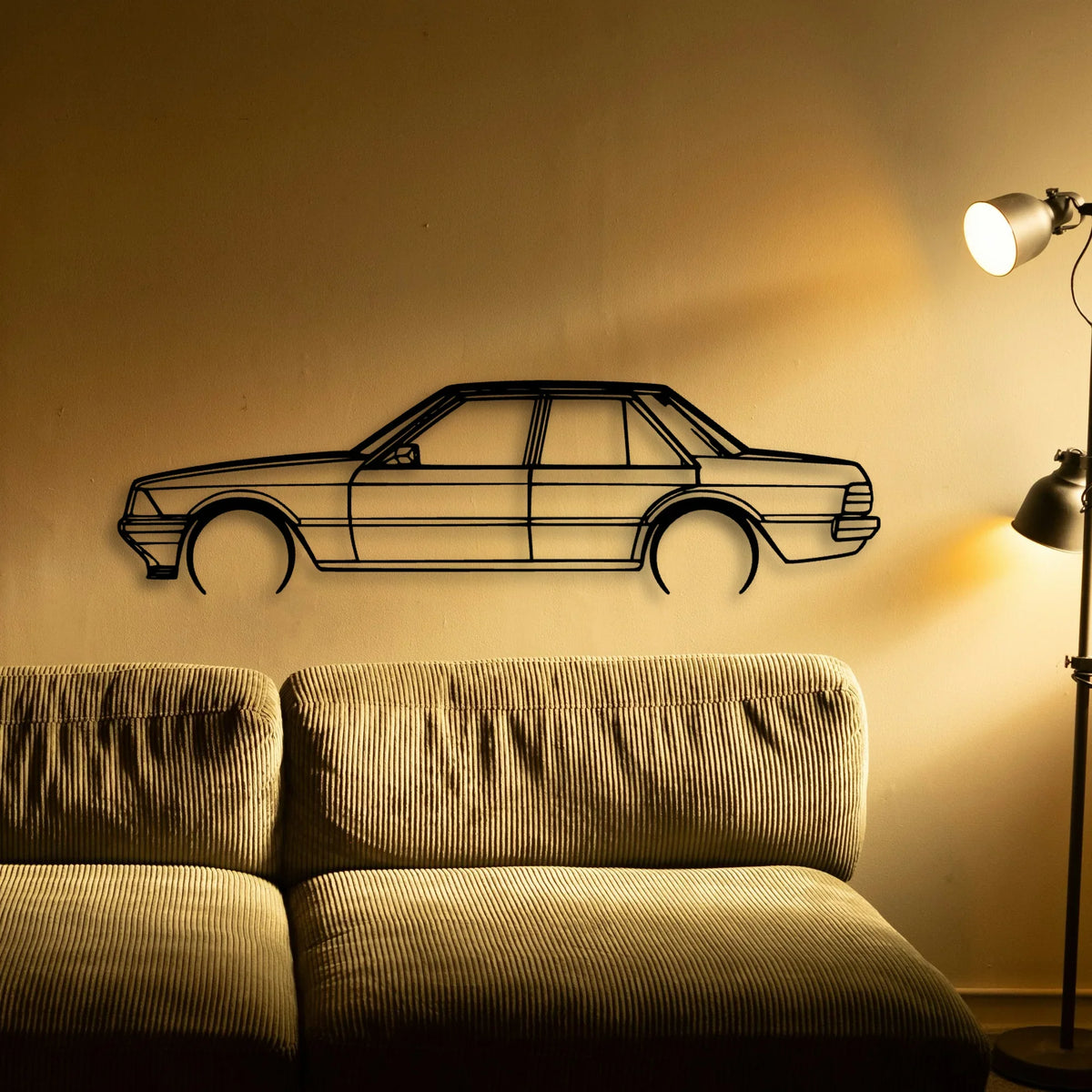Fairmont 1981 Classic Silhouette Metal Wall Art - Tinvibe