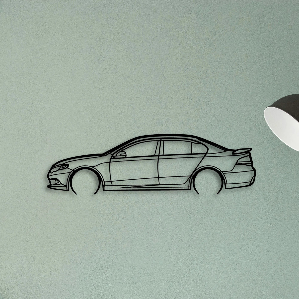 Falcon XR6 Classic Silhouette Metal Wall Art - Tinvibe