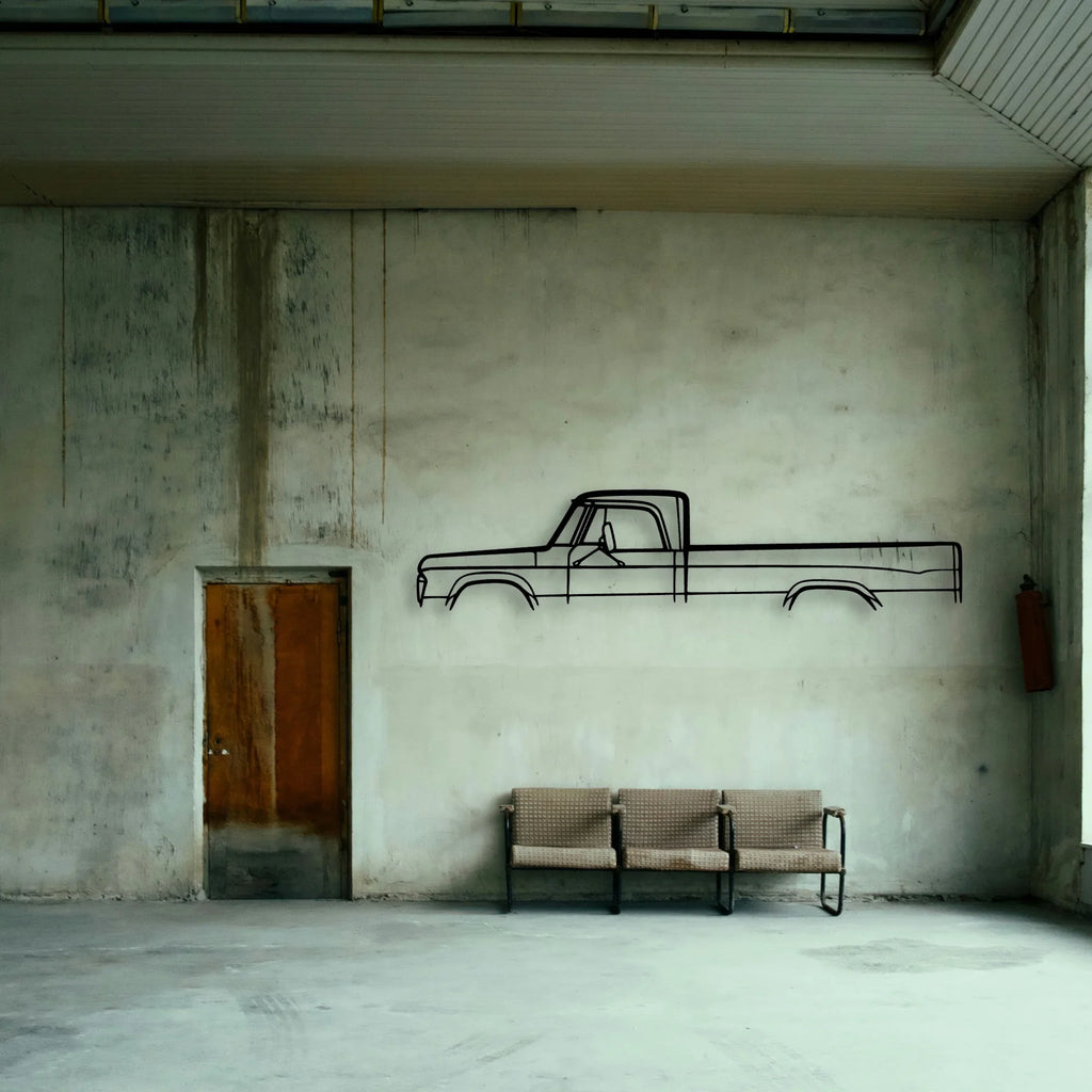 Fargo 1969 Classic Silhouette Metal Wall Art - Tinvibe