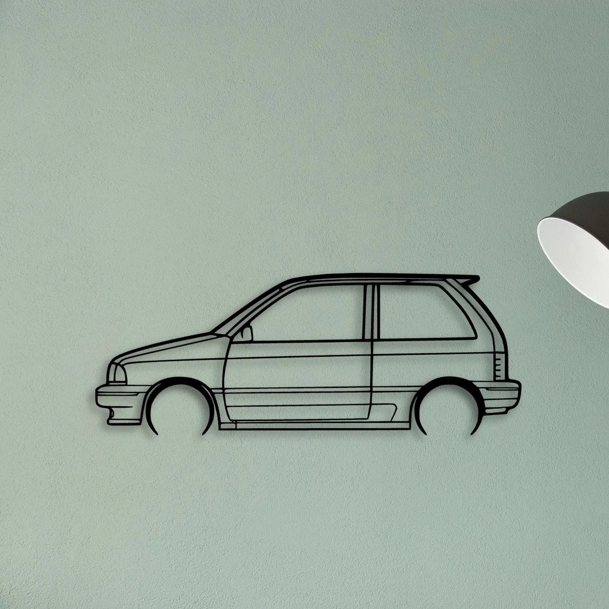 Festiva 1993 Classic Silhouette Metal Wall Art - Tinvibe