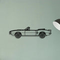 Firebird Convertible Classic Silhouette Metal Wall Art - Tinvibe