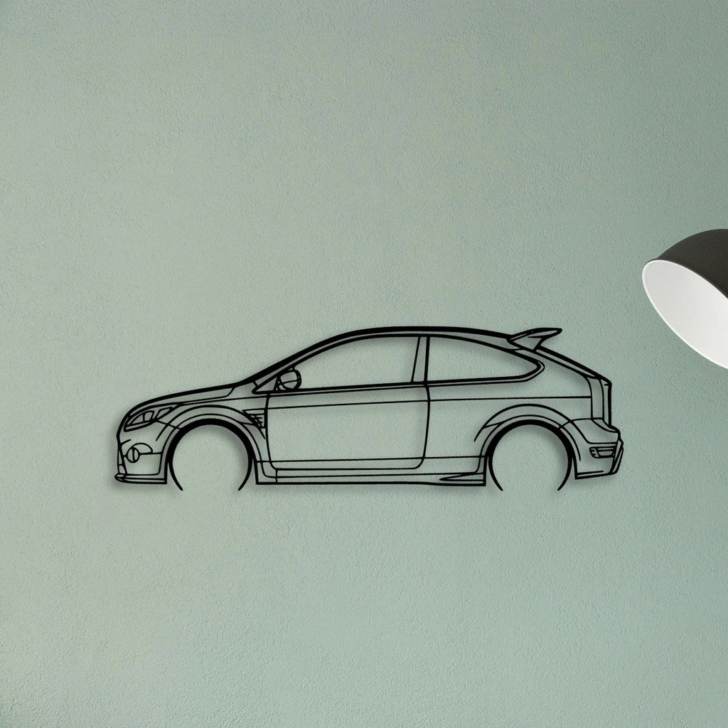 Focus RS LV Classic Silhouette Metal Wall Art - Tinvibe