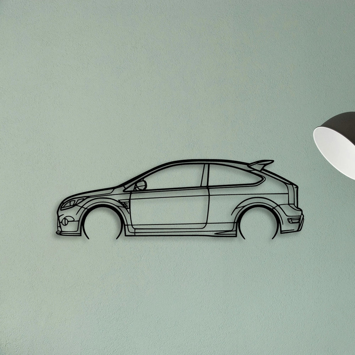 Focus RS LV Classic Silhouette Metal Wall Art - Tinvibe