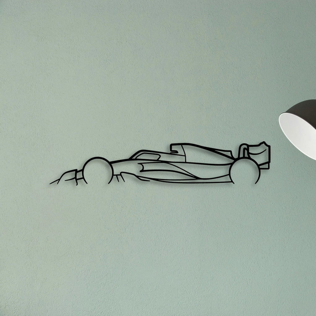 Formula ONE 2022 2023 F1 Classic Silhouette Metal Wall Art - Tinvibe
