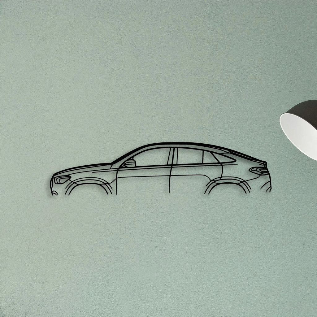 GLE 63S 2021 Classic Silhouette Metal Wall Art - Tinvibe