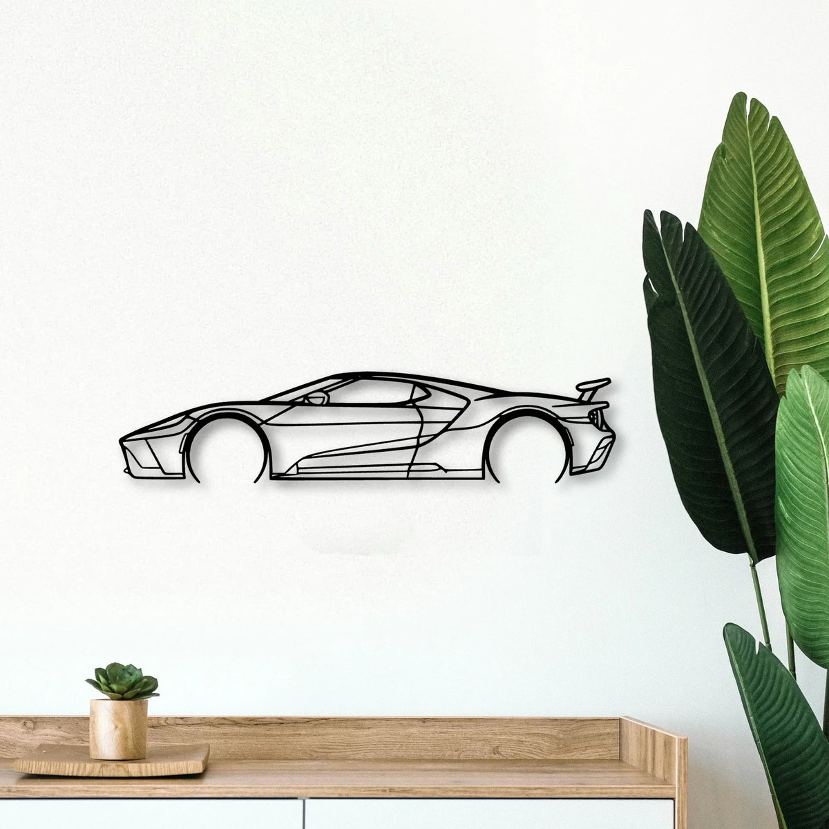 GT MK2 3 Classic Silhouette Metal Wall Art - Tinvibe