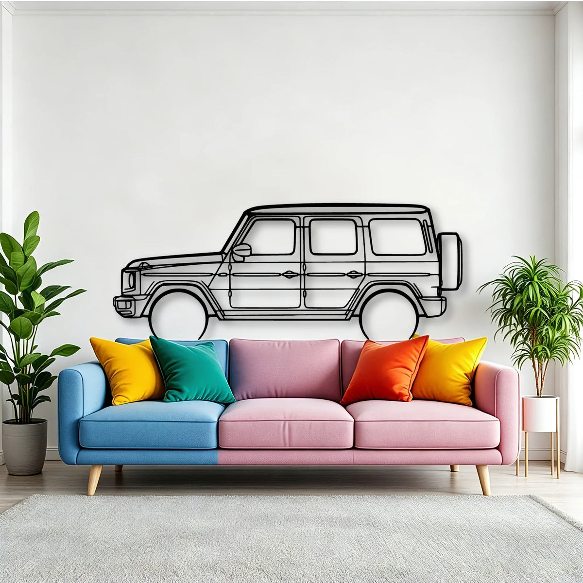 G Class 2020 Classic Silhouette Metal Wall Art - Tinvibe