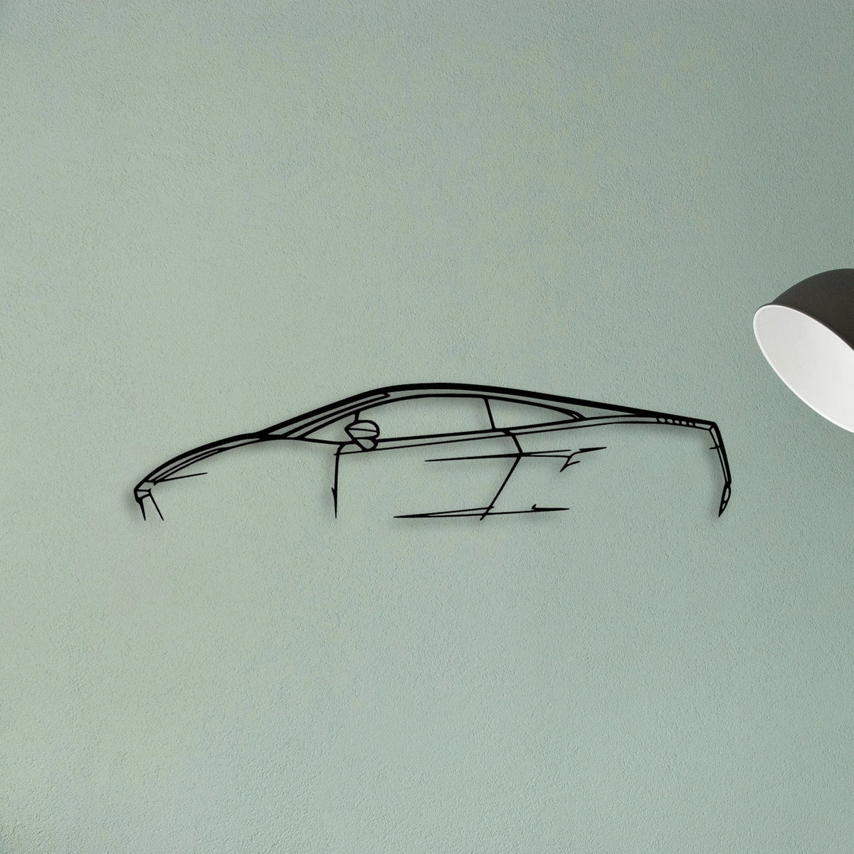 Gallardo Classic Silhouette Metal Wall Art - Tinvibe