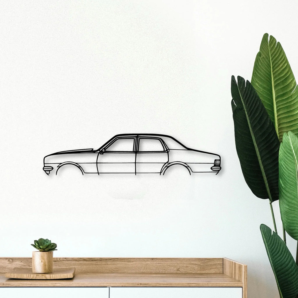 HT 1970 Classic Silhouette Metal Wall Art - Tinvibe