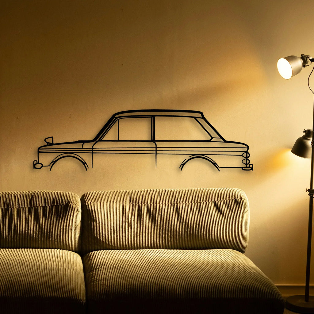 Hilman IMP 1966 Classic Silhouette Metal Wall Art - Tinvibe