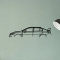 Impreza WRX STI VA Classic Silhouette Metal Wall Art - Tinvibe