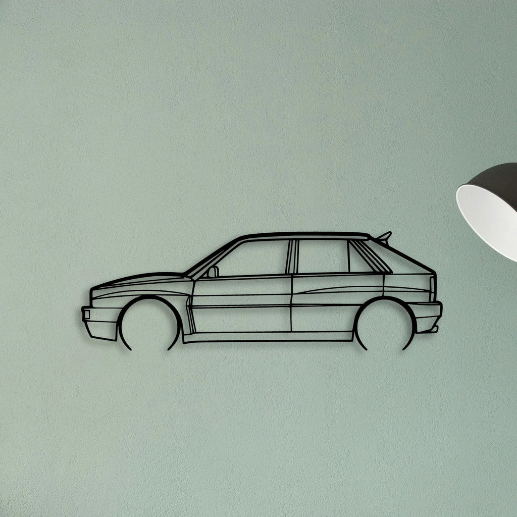 Integrale 2 Classic Silhouette Metal Wall Art - Tinvibe