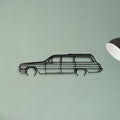 Invicta Station Wagon 1962 Classic Silhouette Metal Wall Art - Tinvibe