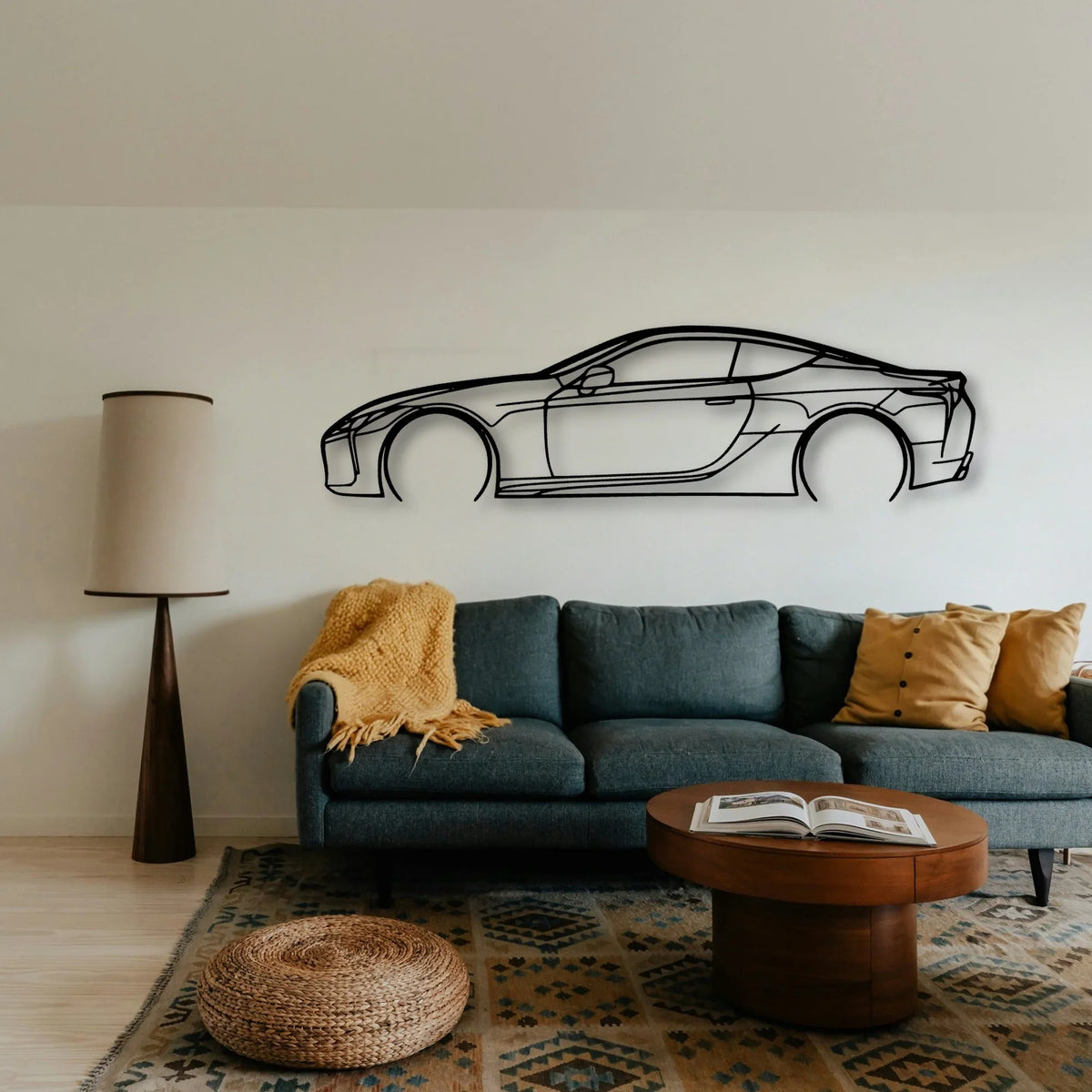 LC 2 Classic Silhouette Metal Wall Art - Tinvibe